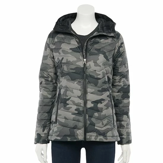 Women's Columbia Powder Lite Omni-Heat™ Hooded Jacket Crystal Blue 20 Women's Columbia Powder Lite Omni-Heat™ Hooded Jacket Crystal Blue - Image 18