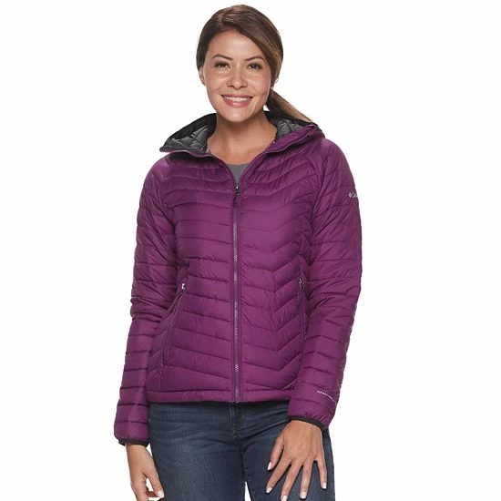 Women's Columbia Powder Lite Omni-Heat™ Hooded Jacket Crystal Blue 22 Women's Columbia Powder Lite Omni-Heat™ Hooded Jacket Crystal Blue - Image 20