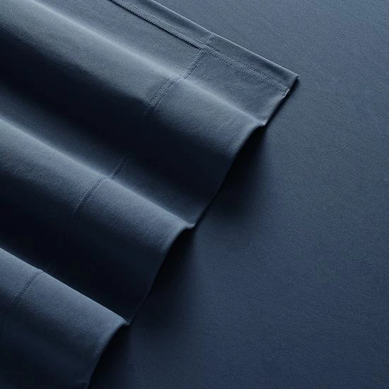 Columbia Cozy Stretch Performance Sheet Set Navy 7 Columbia Cozy Stretch Performance Sheet Set Navy - Image 5