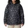 Plus Size Columbia Tunnel Falls Hood 3-in-1 Systems Jacket Black Solarized Tonal