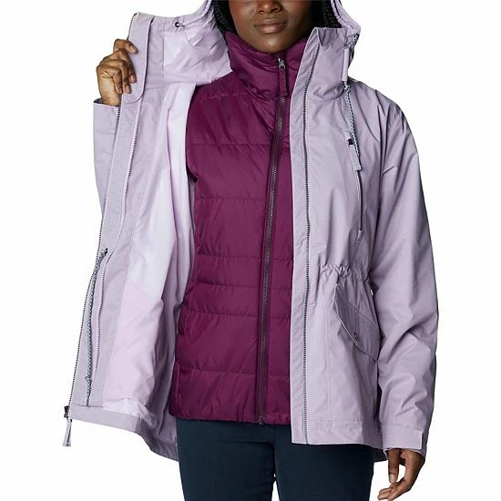 Women's Columbia Mount Erie™ II Interchange Waterproof Jacket Olive Green 8 Women's Columbia Mount Erie™ II Interchange Waterproof Jacket Olive Green - Image 6
