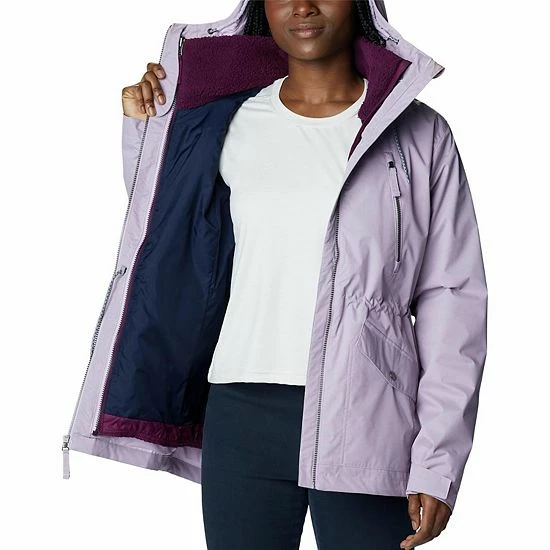 Women's Columbia Mount Erie™ II Interchange Waterproof Jacket Olive Green 9 Women's Columbia Mount Erie™ II Interchange Waterproof Jacket Olive Green - Image 7