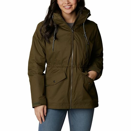 Women's Columbia Mount Erie™ II Interchange Waterproof Jacket Olive Green 11 Women's Columbia Mount Erie™ II Interchange Waterproof Jacket Olive Green - Image 9
