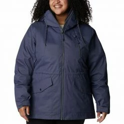 Plus Size Columbia MOUNT ERIE™ II Waterproof 3-in-1 Systems Jacket Nocturnal