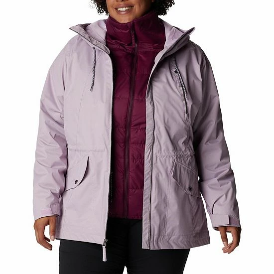 Plus Size Columbia MOUNT ERIE™ II Waterproof 3-in-1 Systems Jacket Nocturnal 6 Plus Size Columbia MOUNT ERIE™ II Waterproof 3-in-1 Systems Jacket Nocturnal - Image 4