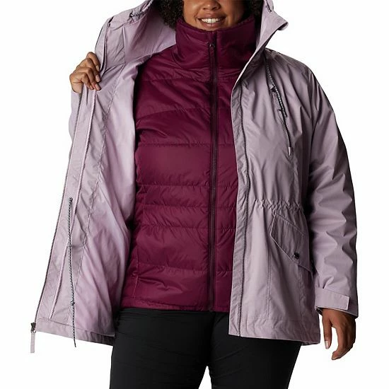 Plus Size Columbia MOUNT ERIE™ II Waterproof 3-in-1 Systems Jacket Nocturnal 8 Plus Size Columbia MOUNT ERIE™ II Waterproof 3-in-1 Systems Jacket Nocturnal - Image 6