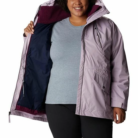 Plus Size Columbia MOUNT ERIE™ II Waterproof 3-in-1 Systems Jacket Nocturnal 9 Plus Size Columbia MOUNT ERIE™ II Waterproof 3-in-1 Systems Jacket Nocturnal - Image 7