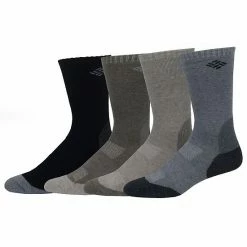 Men's Columbia 4-pack Wool-Blend Socks Blue Gray Stripe -Columbia Shop unnamed file 2276