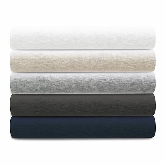 Columbia Modal Jersey Knit Performance Sheet Set Charcoal Heather 5 Columbia Modal Jersey Knit Performance Sheet Set Charcoal Heather - Image 3