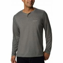 Big & Tall Columbia Thistletown Park Omni-Wick Henley Dark Stone Heather -Columbia Shop unnamed file 2418