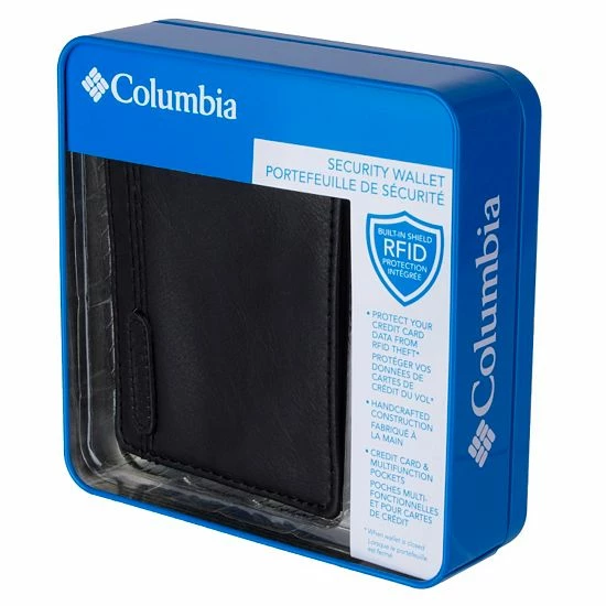 Men's Columbia Extra-Capacity RFID-Blocking Slimfold Wallet Brown 6 Men's Columbia Extra-Capacity RFID-Blocking Slimfold Wallet Brown - Image 4