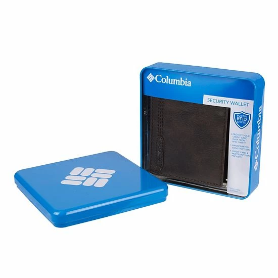 Men's Columbia Extra-Capacity RFID-Blocking Slimfold Wallet Brown 7 Men's Columbia Extra-Capacity RFID-Blocking Slimfold Wallet Brown - Image 5