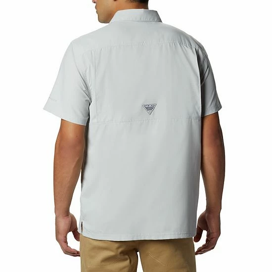 Men's Columbia Slack Tide Omni-Wick Button-Down Camp Shirt Vivid Blue 4 Men's Columbia Slack Tide Omni-Wick Button-Down Camp Shirt Vivid Blue - Image 2