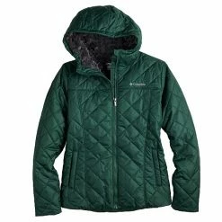 Women's Columbia Copper Crest Hooded Quilted Jacket Canyon Blue -Columbia Shop unnamed file 25