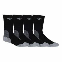 Men's Columbia 4-pack Basic Wool-Blend Full-Cushioned Crew Socks Blue Black Assorted -Columbia Shop unnamed file 2540