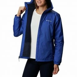 Women's Columbia Switchback Sherpa-Lined Jacket Fjord Blue -Columbia Shop unnamed file 261