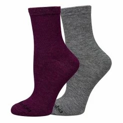 Women's Columbia 2-Pack Multi Color Space Dye Light Weight Anklet Socks Black