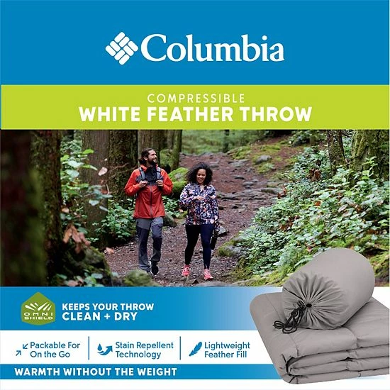 Columbia Compressible Feather Throw Boulder 5 Columbia Compressible Feather Throw Boulder - Image 3