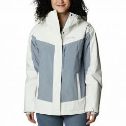 Women's Columbia Point Park™ Hooded Insulated Jacket Neon Sunrise Sheen