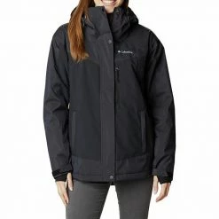 Women's Columbia Point Park™ Hooded Insulated Jacket Neon Sunrise Sheen -Columbia Shop unnamed file 2707