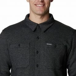 Men's Columbia Great Hart Mountain Omni-Shade Shirt Jacket Navy Heather -Columbia Shop unnamed file 2715