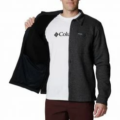 Men's Columbia Great Hart Mountain Omni-Shade Shirt Jacket Navy Heather -Columbia Shop unnamed file 2716