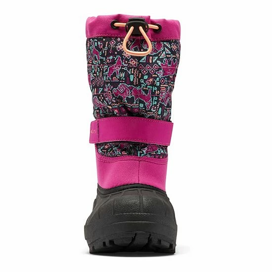 Columbia Youth Powderbug Plus II Girls' Waterproof Snow Boots Navy Wild Fuchsia 8 Columbia Youth Powderbug Plus II Girls' Waterproof Snow Boots Navy Wild Fuchsia - Image 6