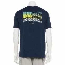 Men's Columbia PFG Fishing Graphic Tee New Charcoal Heather -Columbia Shop unnamed file 2834