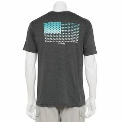 Men's Columbia PFG Fishing Graphic Tee New Charcoal Heather -Columbia Shop unnamed file 2837