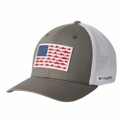 Men's Columbia PFG FlexFit Mesh Fish Flag Fitted Cap Tusk -Columbia Shop unnamed file 2854