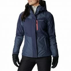 Women's Columbia Rosie Run Colorblock Insulated Jacket Shark White Blk