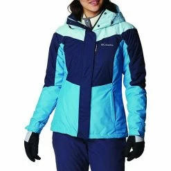 Women's Columbia Rosie Run Colorblock Insulated Jacket Shark White Blk -Columbia Shop unnamed file 2879