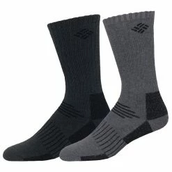 Men's Columbia 2-pack Wool-Blend Crew Socks Black Check 8 Men's Columbia 2-pack Wool-Blend Crew Socks Black Check -Columbia Shop unnamed file 2906