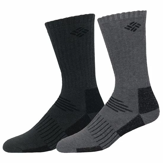 Men's Columbia 2-pack Wool-Blend Crew Socks Black Check Men's Columbia 2-pack Wool-Blend Crew Socks Black Check -Columbia Shop unnamed file 2906
