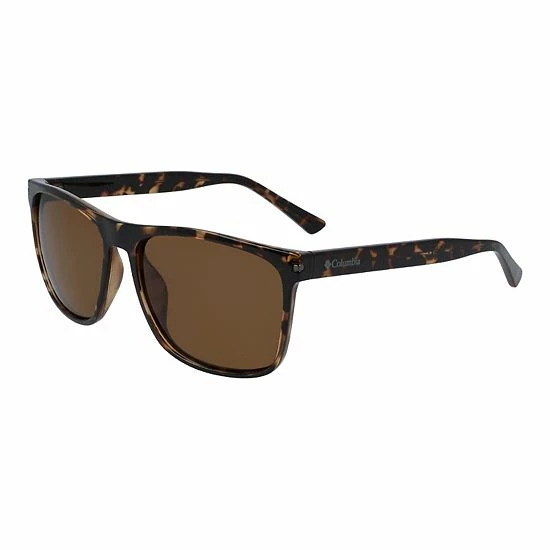 Men's Columbia Boulder Ridge Polarized Rectangle Sunglasses Shiny Tortoise Brown 10 Men's Columbia Boulder Ridge Polarized Rectangle Sunglasses Shiny Tortoise Brown - Image 8