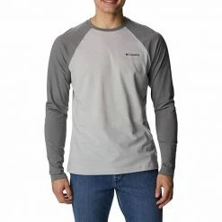 Men's Big & Tall Columbia Thistletown Hills™ Raglan Tee Shark Heather -Columbia Shop unnamed file 3033