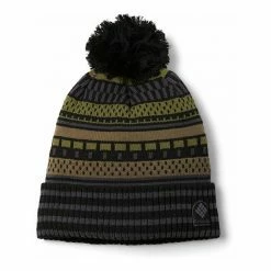 Columbia Palmer Peak Junior Women's Pom Beanie Black Apres Stripe -Columbia Shop unnamed file 3133