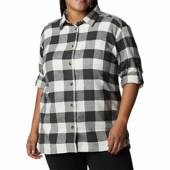 Plus Size Columbia Holly Hideaway™ Plaid Flannel Shirt Red Lily Buff Chk Plus Size Columbia Holly Hideaway™ Plaid Flannel Shirt Red Lily Buff Chk -Columbia Shop unnamed file 3138