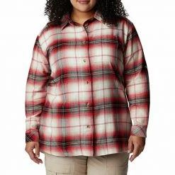 Plus Size Columbia Holly Hideaway™ Plaid Flannel Shirt Red Lily Buff Chk 11 Plus Size Columbia Holly Hideaway™ Plaid Flannel Shirt Red Lily Buff Chk -Columbia Shop unnamed file 3143