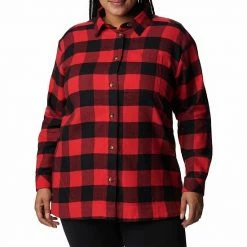 Plus Size Columbia Holly Hideaway™ Plaid Flannel Shirt Red Lily Buff Chk 12 Plus Size Columbia Holly Hideaway™ Plaid Flannel Shirt Red Lily Buff Chk -Columbia Shop unnamed file 3144