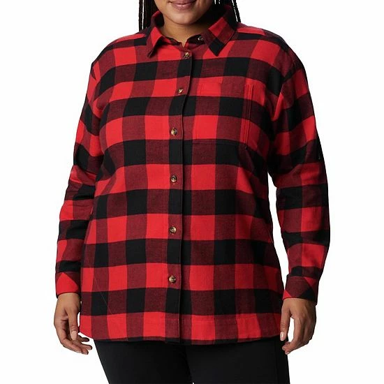 Plus Size Columbia Holly Hideaway™ Plaid Flannel Shirt Red Lily Buff Chk Plus Size Columbia Holly Hideaway™ Plaid Flannel Shirt Red Lily Buff Chk -Columbia Shop unnamed file 3144