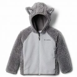 Toddler Boy Columbia Luxe 3-D Ears Fleece Hooded Jacket
