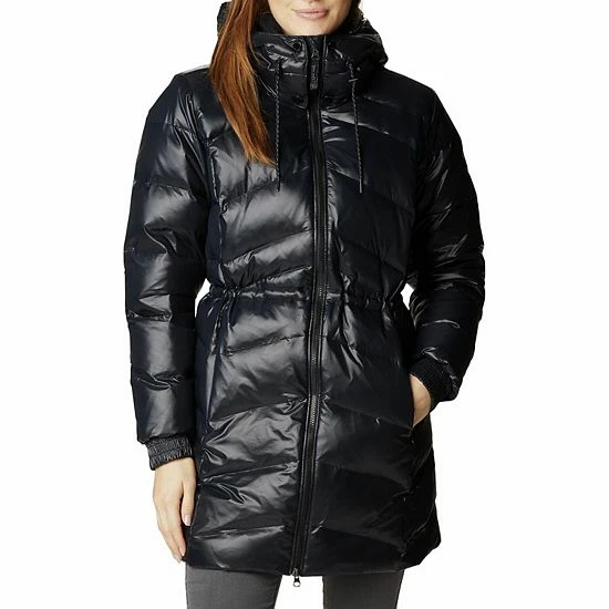 Women's Columbia Icy Heights™ II Down Midi Jacket Black Gunmetal 3 Women's Columbia Icy Heights™ II Down Midi Jacket Black Gunmetal
