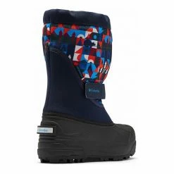 Columbia Powderbug Plus II Print Boys' Waterproof Snow Boots Black Tangy Orange -Columbia Shop unnamed file 3242