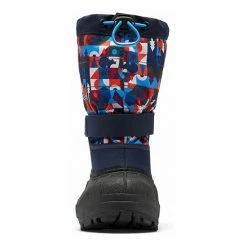 Columbia Powderbug Plus II Print Boys' Waterproof Snow Boots Black Tangy Orange -Columbia Shop unnamed file 3243