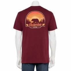 Men's Columbia Graphic Tee Rich Wine -Columbia Shop unnamed file 3257
