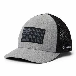 Men's Columbia FlexFit Mesh Tree Flag Fitted Cap Titanium -Columbia Shop unnamed file 3283