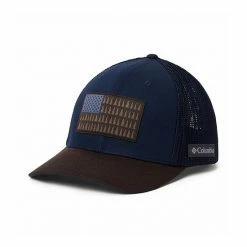 Men's Columbia FlexFit Mesh Tree Flag Fitted Cap Titanium -Columbia Shop unnamed file 3285