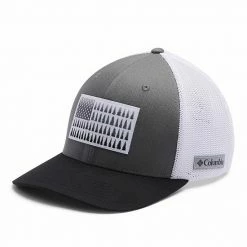 Men's Columbia FlexFit Mesh Tree Flag Fitted Cap Titanium -Columbia Shop unnamed file 3290