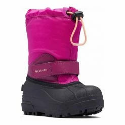 Columbia Youth Powderbug™ Forty Kids' Waterproof Snow Boots Wild Fuchsia
